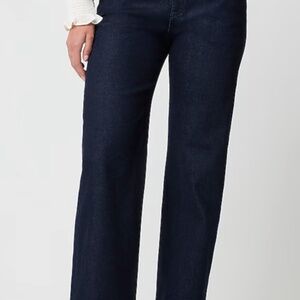 J. Crew Factory High-rise wide-leg trouser jean